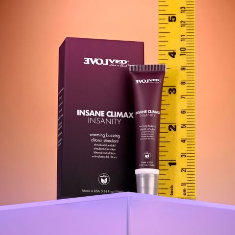 Evolved Insane Climax Insanity Warming Buzzing Clitoral Stimulation Gel 10ml Massage Oils and Lubricants