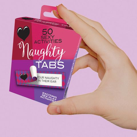 Little Genie Naughty Tabs Set Of 50 Sexy Suggestions Adult Card Game - Party Gifts and Novelties