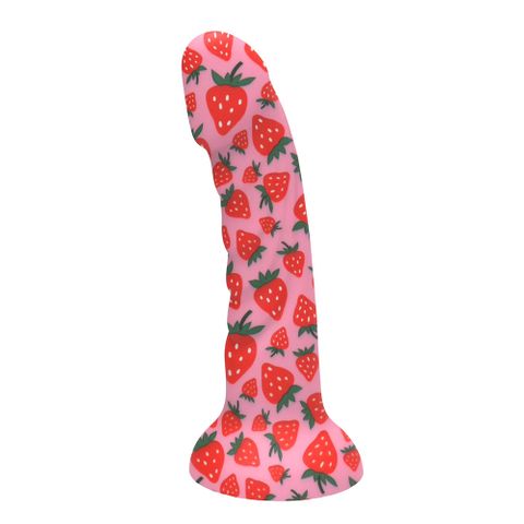 Maia JUCI Silicone Suction Cup Dong Pink Realistic Dildos