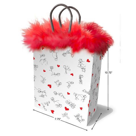Little Genie Naughty Stick Figures Novelty Gift Bag - Party Gifts and Novelties