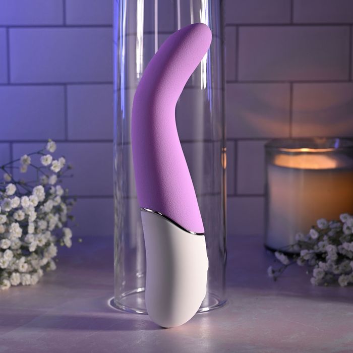 Evolved SLIP OF THE TONGUE Vibrating Flicking Tongue Massager Purple Finger and Tongue Vibrators