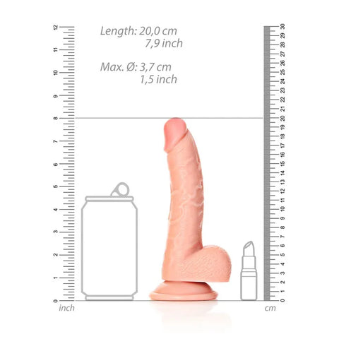 REALROCK Curved Dildo - Lifelike Sensations for Unforgettable Orgasms - Realistic Dildos