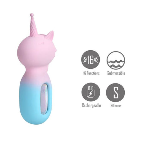 Maia UNIE 16 Functions USB Rechargeable Unicorn Body Wand Massager - Body Wands
