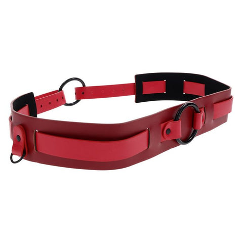 Sportsheets S&M Exs & Ohs Bound and Belted BDSM Collar - Collars and Leads