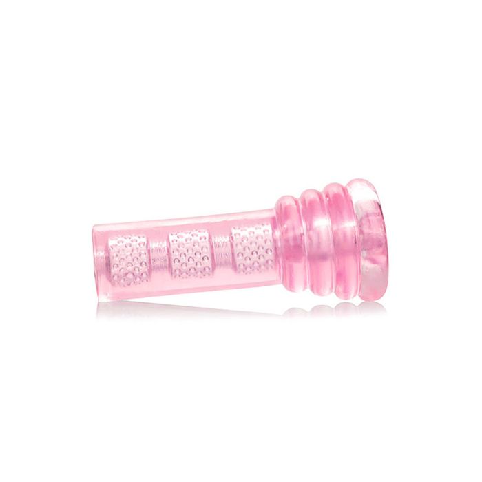 Adam & Eve SUPER HEAD HONCHO Oral Stroker Pink Masturbators and Strokers