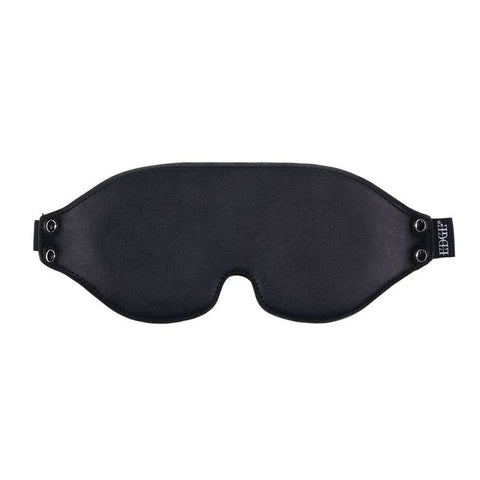 Sportsheets EDGE Lights Out Bondage Blindfold and Eyemask Black - Masks And Blindfolds