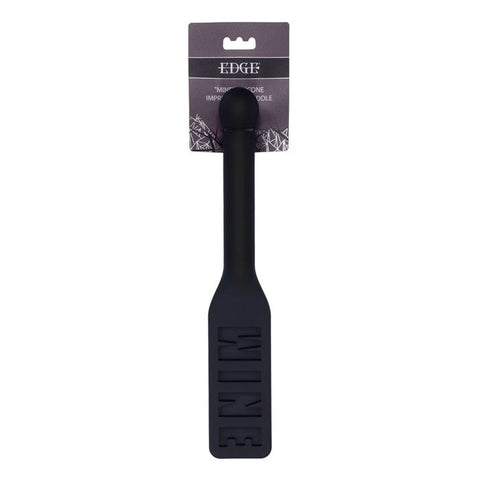 Sportsheets EDGE MINE Silicone Spanking BDSM Paddle Black - Paddles And Slappers