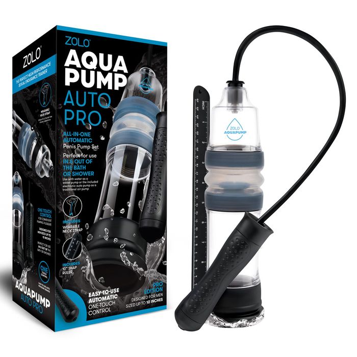 Zolo Aquapump Auto Pro Water Mens Penis Pump Clear Penis Pumps And Stretchers