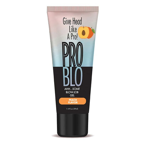 Little Genie ProBlo Oral Pleasure Peach Flavoured Blowjob Gel 29 ml - Massage Oils and Lubricants