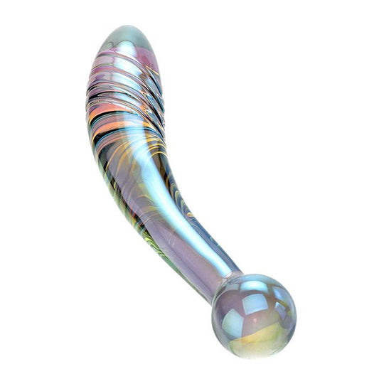 Adam & Eve FAIRY WAND Ridged Glass Dildo 22cm Glass Sex Toys