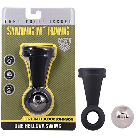 Doc Johnson Fort Troff Swing N Hang Weighted Ball Tugger - Ball Stretchers and Crushers