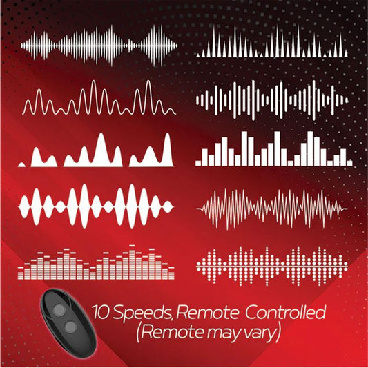 Icon Brands Red Dot V2 Vibrating Cock and Ball Ring Black - Vibrating Cock Rings