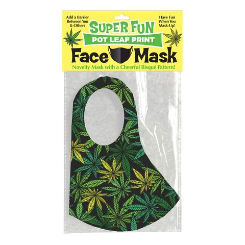 Little Genie Super Fun POT LEAF Novelty Face Mask Masks And Blindfolds