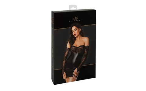 Noir Handmade Harmonia Sexy Mini Fetish Dress - Her Fetish