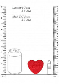 Shots Love Heart Rose Scented Sexy Soap Bar - Party Gifts and Novelties