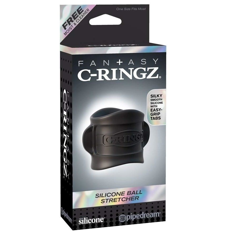 Pipedream Fantasy C-Ringz Silicone Stretchy Ball Stretcher Cock Rings