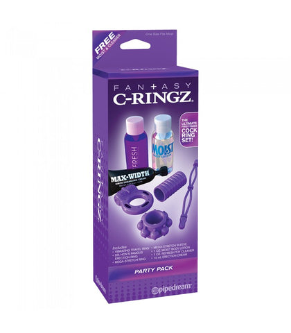 Pipedream Fantasy C-Ringz Party Pack Adult Toys Set - Rabbit Vibrators