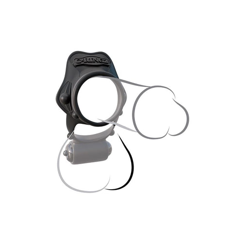 Pipedream Fantasy C-Ringz Rock Hard Vibrating Cock Ring - Cock Rings