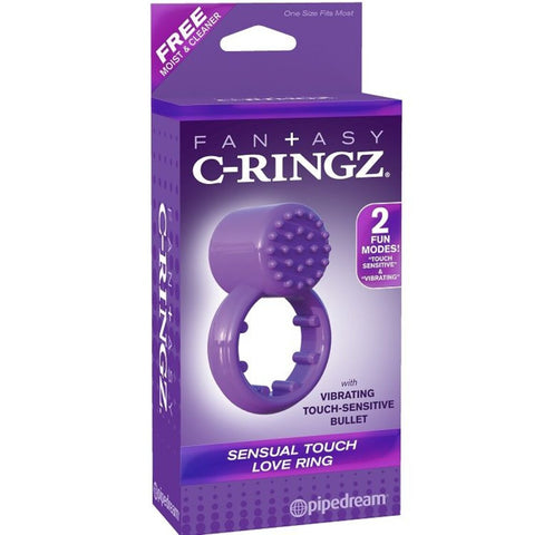 Pipedream Fantasy C-Ringz Sensual Touch Vibrating Love Ring - Cock Rings