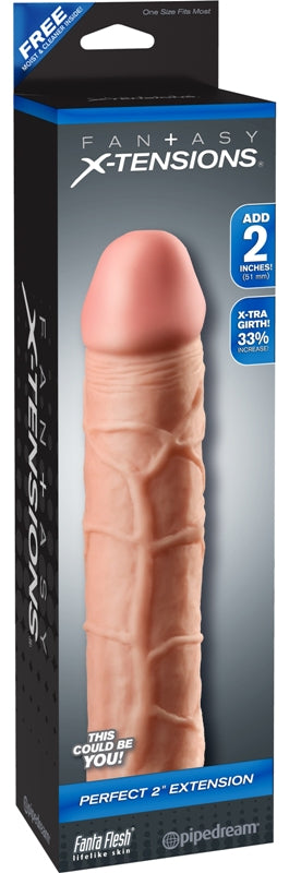 Fantasy Xtensions Perfect Extension Flesh Penis Sleeves and Extenders