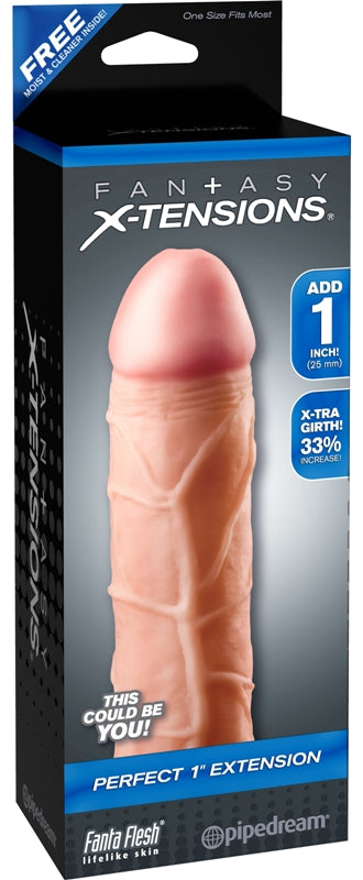 Fantasy Xtensions Perfect Extension Flesh Penis Sleeves and Extenders