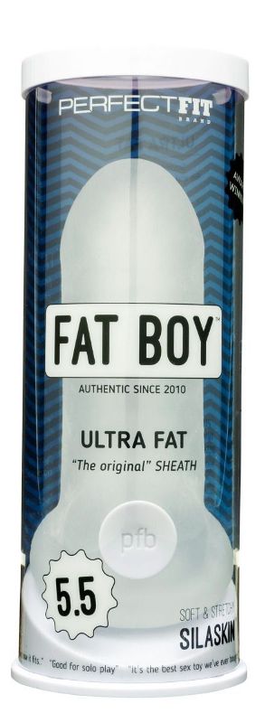 Perfect Fit Fat Boy Original Ultra Fat Clear Penis Sleeves and Extenders