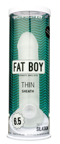 Perfect Fit Fat Boy Thin Clear - Penis Sleeves and Extenders
