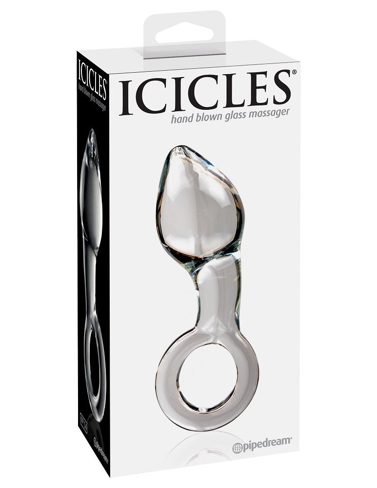 Pipedream Icicles No 14 Luxury Glass Anal Plug Glass Sex Toys