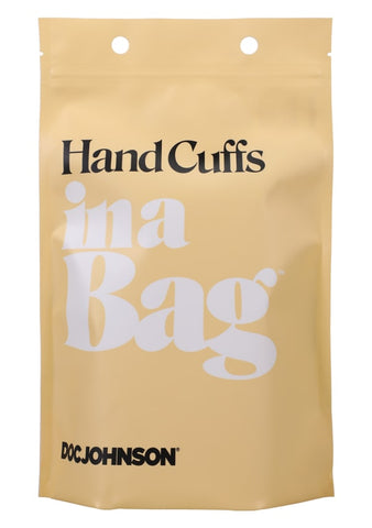 Doc Johnson Bondage Hand Cuffs In A Bag - Cuffs and Restraints