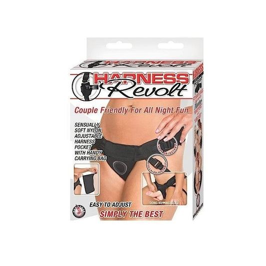Nasstoys Revolt Velvet Strap-On Harness - Unleash Your Passion - Strap On Sextoys