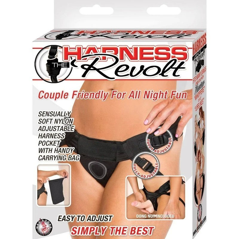 Nasstoys Revolt Velvet Strap-On Harness - Unleash Your Passion Strap On Sextoys
