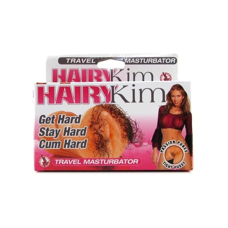 Lifelike Hairy Kim Compact Masturbator for Discreet Pleasure Masturbators and Strokers