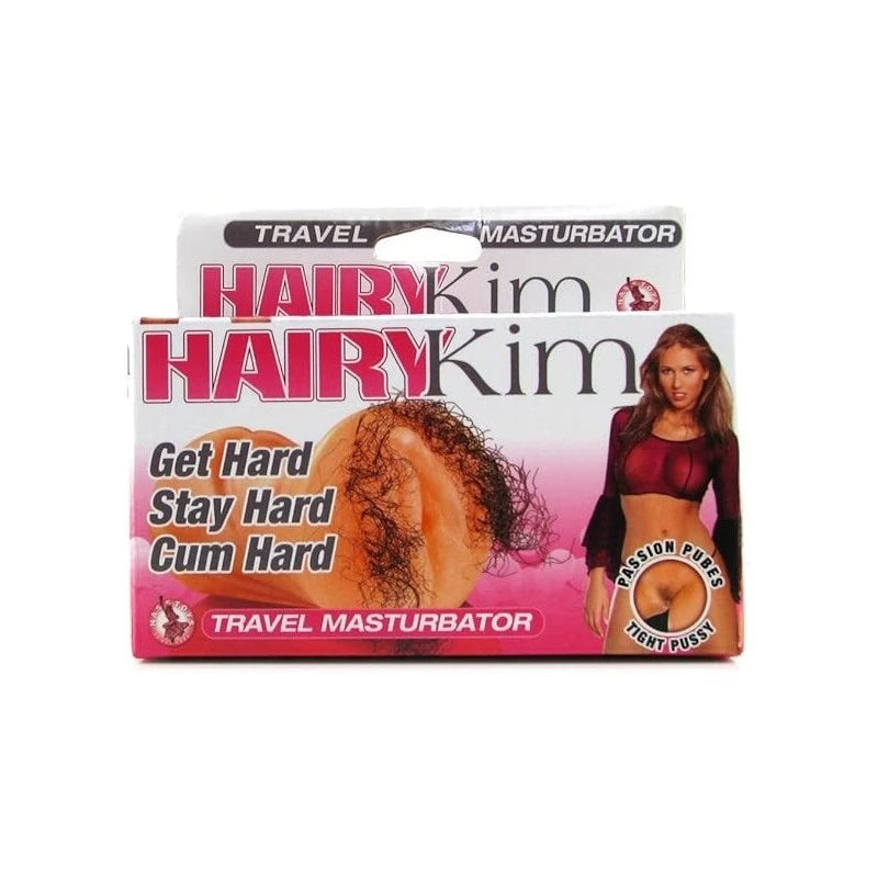 Lifelike Hairy Kim Compact Masturbator for Discreet Pleasure Masturbators and Strokers