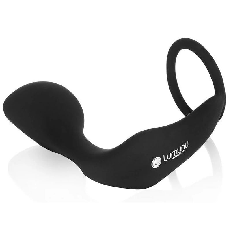 Dual Pleasure Powerhouse - Silicone C-Ring with Integrated Buttplug Butt Plugs