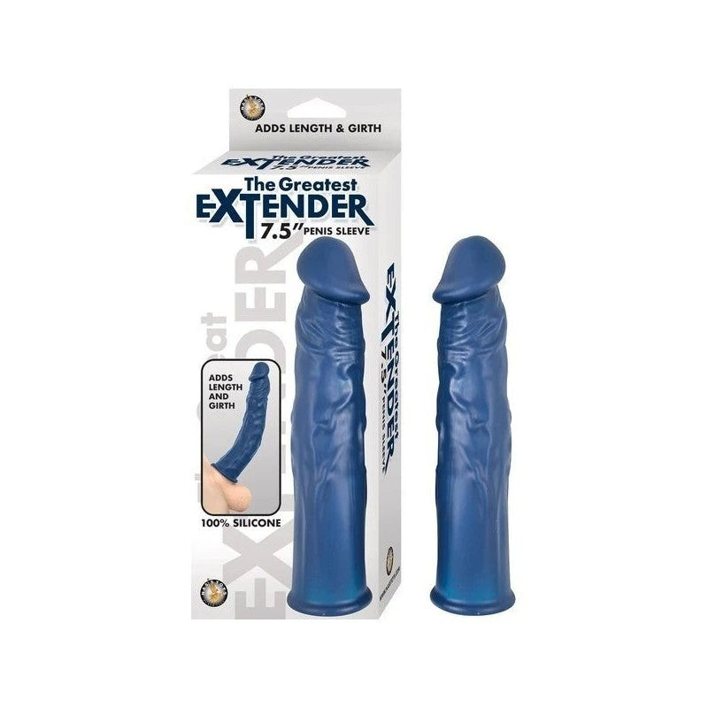 Nasstoys Silicone Penis Enlargement Sleeve - 7.5 Inches Pumps, Extenders and Sleeves