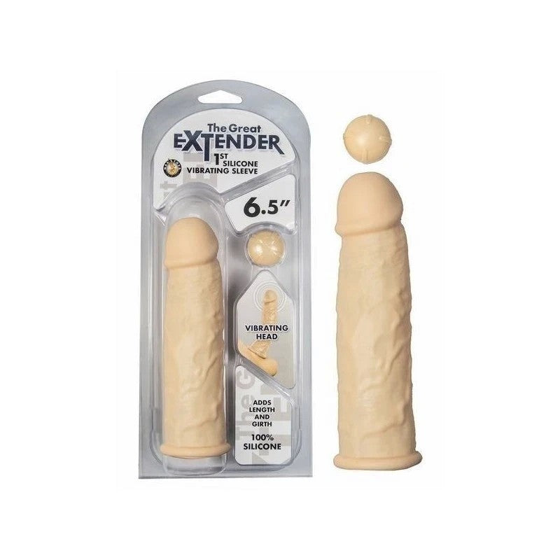 Nasstoys' Silicone Vibrating Penis Extender - Enhance Your Experience Pumps, Extenders and Sleeves