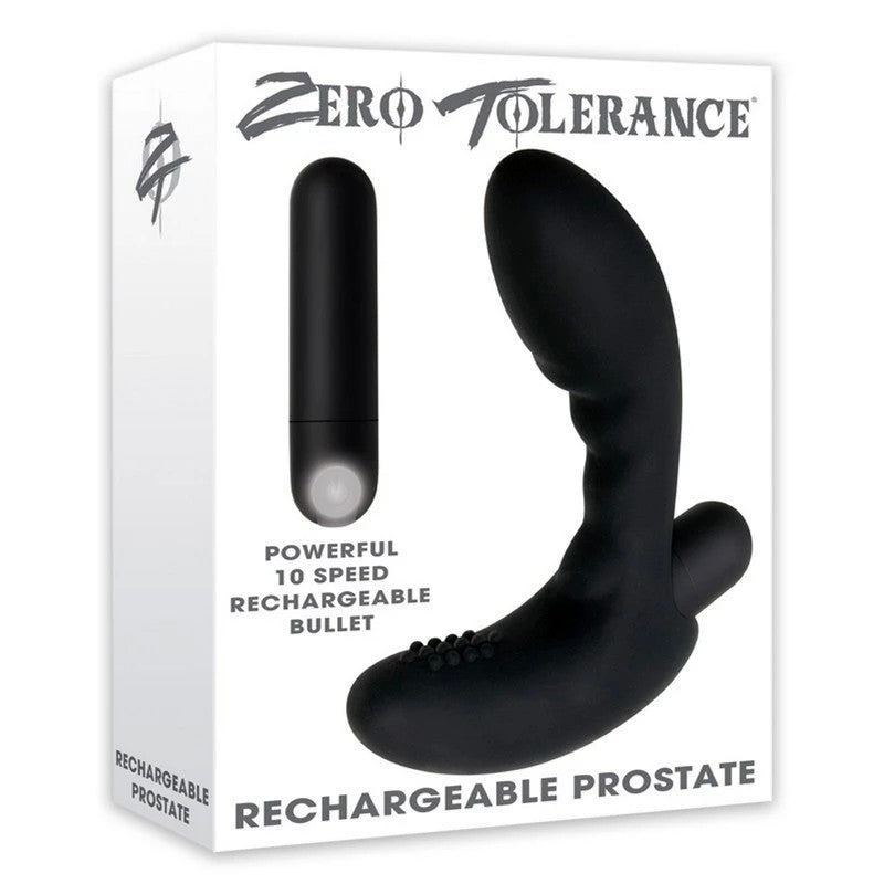 Rechargeable Silicone P-Spot Massager - Powerful Stimulation Prostate Toys