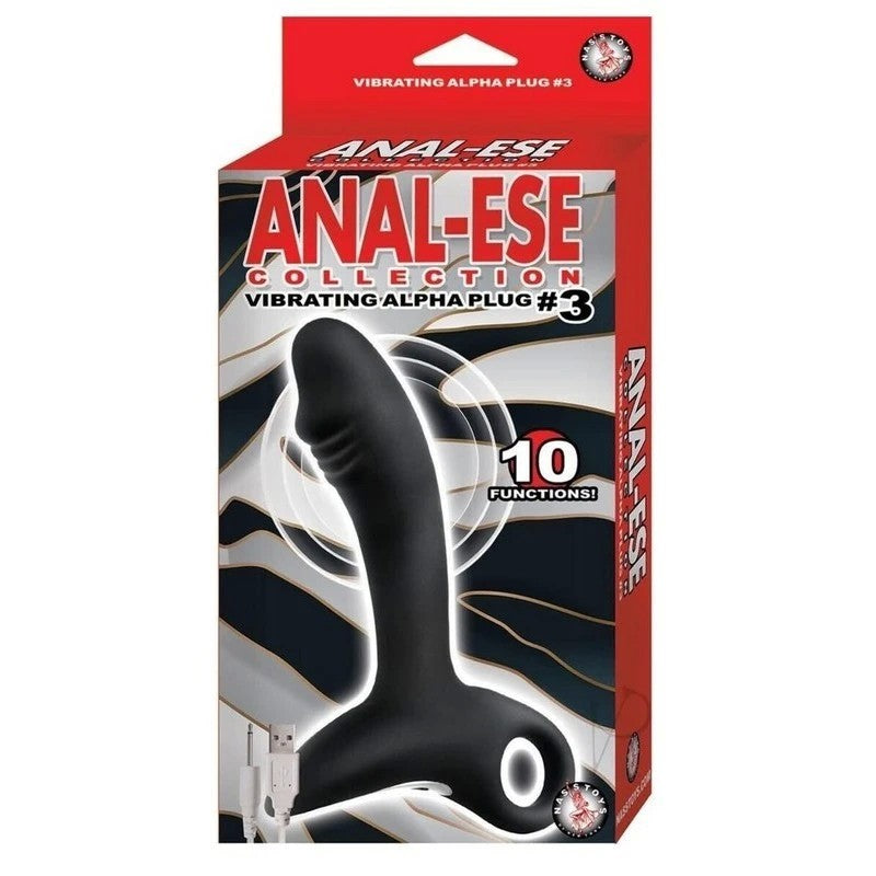 ANAL-ESE Vibrating Alpha Plug - Intense Pleasure, Effortless Control Prostate Toys