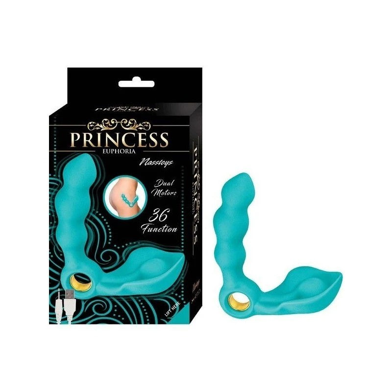 PRINCESS Euphoria - Dual-Motor Silicone Vibrator for G-Spot or P-Spot Stimulation Prostate Toys