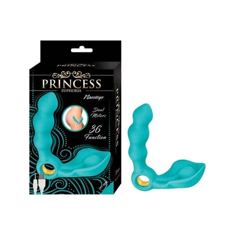 PRINCESS Euphoria - Dual-Motor Silicone Vibrator for G-Spot or P-Spot Stimulation - Prostate Toys