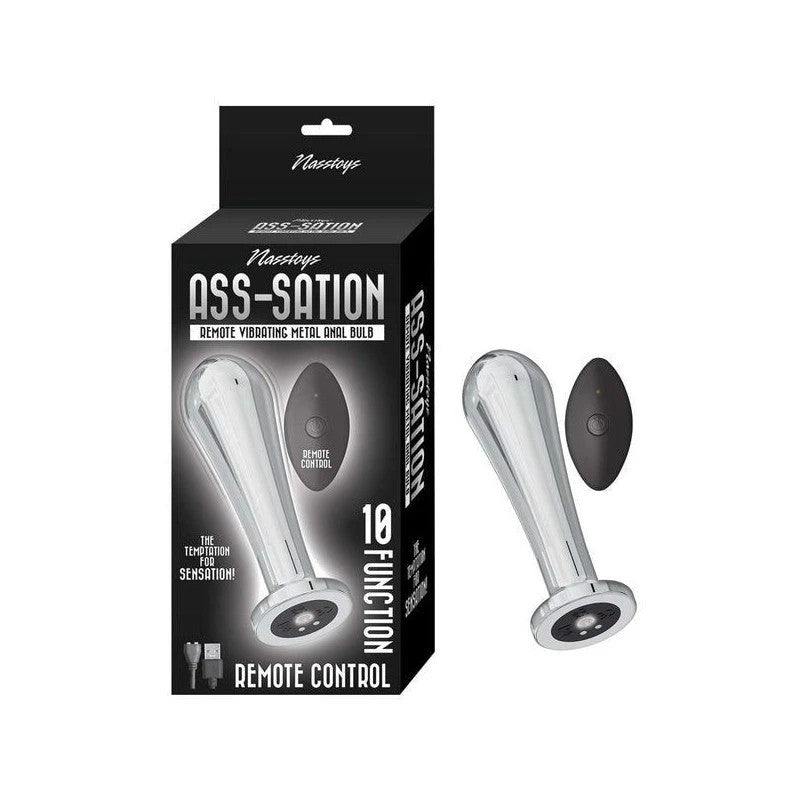 Pleasure-Enhancing Remote Vibrating Metal Anal Plug Anal Vibrators