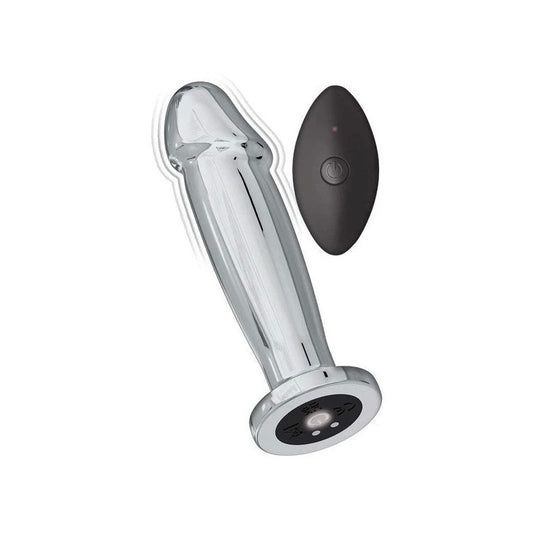 Nasstoys Ecstasy Remote Control Vibrating Metal Anal Plug - Anal Vibrators