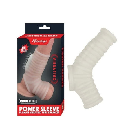 Nasstoys Pleasure-Enhancing Vibrating Ribbed Cock Sleeve - Pumps, Extenders and Sleeves