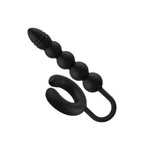 Dual Pleasure Powerhouse - ATOMIC Vibrating C-Ring and Prostate Massager - Prostate Toys