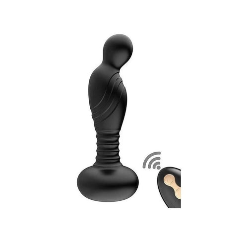 ASS-SATION Remote Vibrating P-Spot Plug Textured Shaft - Prostate Toys