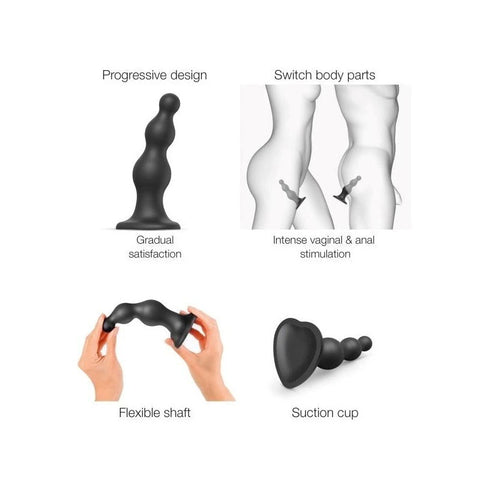 Strap-On-Me Deluxe Dildo Plug - Silky Smooth Stimulation - Anal Dildos