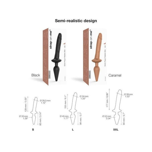 STRAP-ON-ME Versatile Silicone Dildo and Plug Set - Anal Dildos