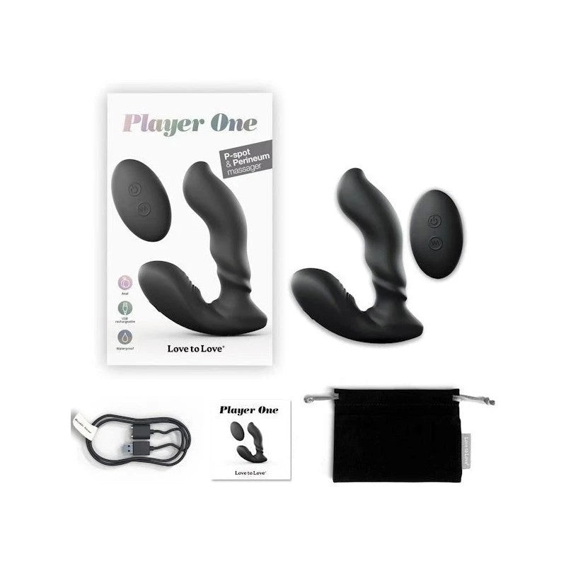 LOVE TO LOVE Player One - Dual-Motor Prostate Massager for Powerful Stimulation Prostate Toys