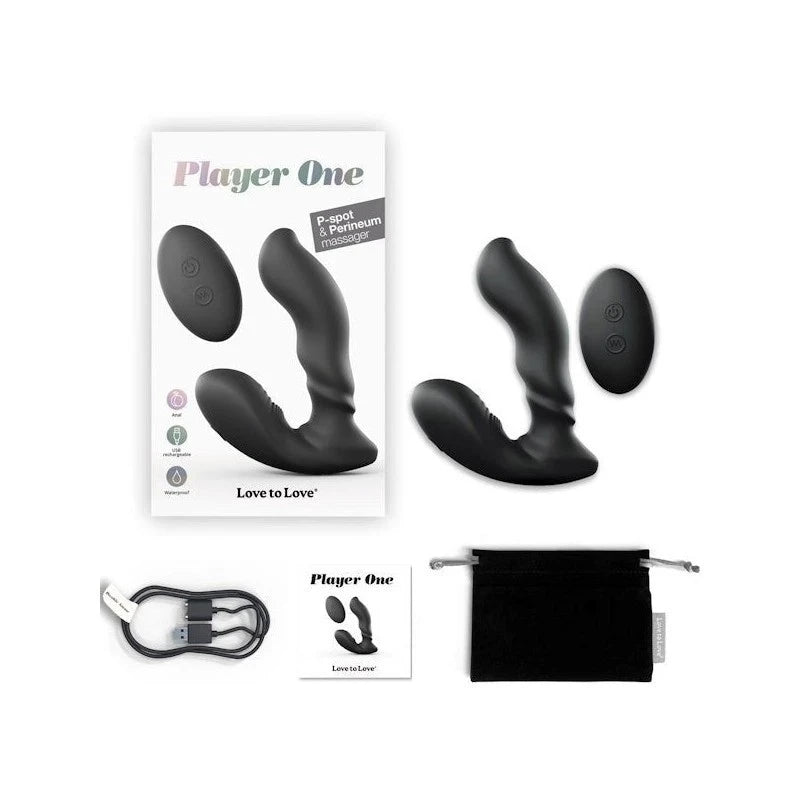 LOVE TO LOVE Player One - Dual-Motor Prostate Massager for Powerful Stimulation Prostate Toys