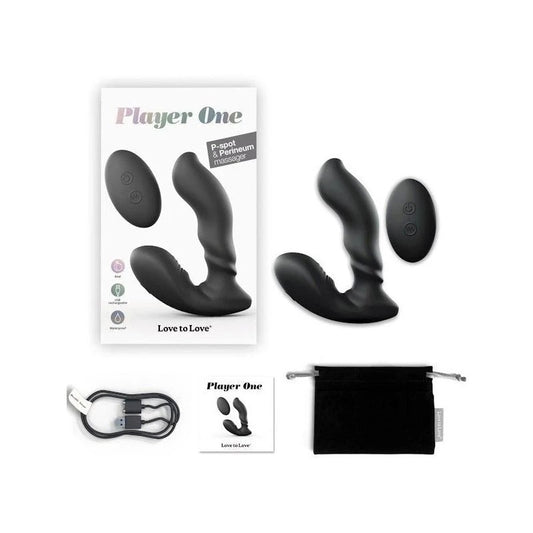 LOVE TO LOVE Player One - Dual-Motor Prostate Massager for Powerful Stimulation - Prostate Toys